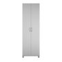 SystemBuild Lonn 23.7-inch x 75-inch x 15.39-inch 2 Doors 5 Shelves Freestanding Utility Storage Cabinet in Dove Gray - Image 1
