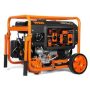 WEN 6250-Watt 120-Volt/240-Volt Dual Fuel Electric Start Portable Generator with Wheel Kit and CO Shutdown Sensor - Image 1