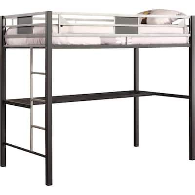 DHP-Black-Screen-Twin-Metal-Loft-Bed-w-Silver-Accents