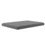 DHP Lexi 6 in. Quilted Gray Microfiber Medium Comfort Polyester Filled Tight Top Futon Full Size Mattress - Image 1