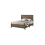 Donna Dark Walnut Eastern King Panel Bed - Image 1