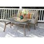 Canopy Poppy 2-Piece Resin Wicker Patio Deep Seating Set with Sunbrella Cast Ash Cushions - Image 1