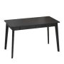 47.2 in. W-21.7 in D-29.5 in H Rectangular Black MDF Computer Desk with 2 Drawers - Image 1
