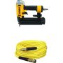 DEWALT 18-Gauge Pneumatic Brad Nailer with Bonus 50 ft. x 1/4 in. Air Hose - Image 1