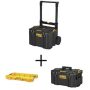 DEWALT TOUGHSYSTEM 2.0 Mobile Tool Box, 2.0 Large Tool Box & 2.0 Shallow Tool Tray - Image 1