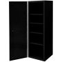 Extreme Tools DX 19 in. 0-Drawer Side Tool Chest Locker in Matte Black with 4-Shelves - Image 1