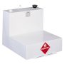 Delta L-Shaped Steel Liquid Transfer Tank in White - Image 1