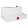 Delta Low-Profile L-Shaped Steel Liquid Transfer Tank in White 487000 - Image 1