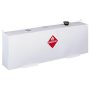 Delta Vertical Steel Liquid Transfer Tank in White - Image 1