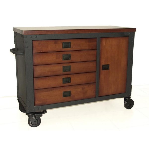Duramax-Building-Products-48-in-5-Drawers-Rolling-Tool-Chest-with-Wood-Top
