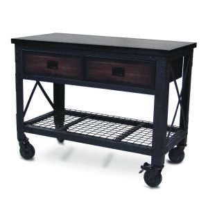 Duramax-Building-Products-48-in-x-24-in-2-Drawers-Rolling-Industrial-Workbench-and-Wood-Top