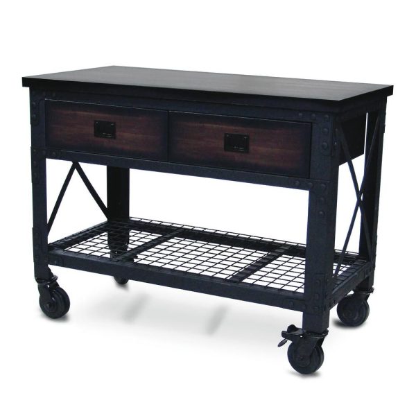Duramax-Building-Products-48-in-x-24-in-2-Drawers-Rolling-Industrial-Workbench-and-Wood-Top