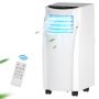 Costway 8,000 BTU Portable Air Conditioner w/ Dehumidifier in White - Image 1