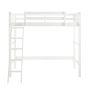 Dorel Living Lynn White Twin Loft-Bed - Image 1