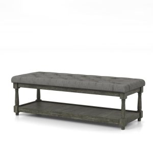 Furniture-of-America–Gavinato-Gray-Tufted-Upholstered-Bench