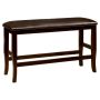 Furniture of America Swanson 26 inch Espresso Leatherette Counter Height Bench - Image 1