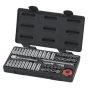 GEARWRENCH 1/4-in Drive 12-Point Ratchet and Socket Set (51-Piece) - Image 1