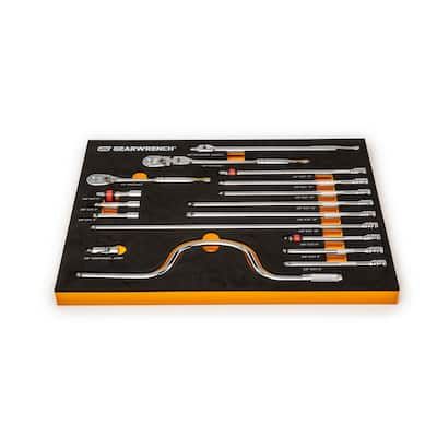 GEARWRENCH-17-Piece-3-8-inch-Drive-90T-Ratchets-and-Drive-Tool-Set-in-EVA-Foam-Tray