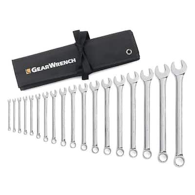 GEARWRENCH-SAE-Combination-Wrench-Set-w-Roll-18-Piece