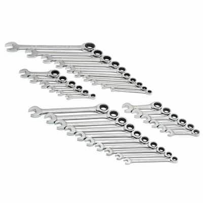 GEARWRENCH-SAE-Metric-Combination-Ratcheting-Wrench-Set-32-pc