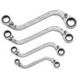GEARWRENCH SAE S-Shape Reversible Double Box Ratcheting Wrench Set (4-pc) - Image 1