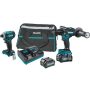 Makita - 40V Max XGT Brushless Cordless 2-Pc. Combo Kit (Hammer Driver-Drill/ Impact Driver) 2.5Ah - Image 1