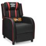 25-in W Blue Massage Gaming Recliner Chair Racing Single Lounge Sofa Home Theater Seat - Image 1