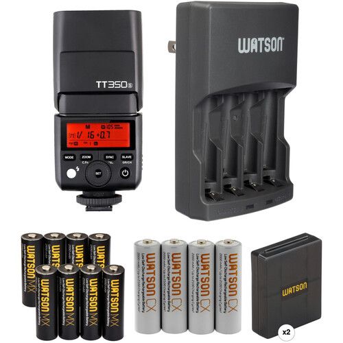 Godox-TT350S-Mini-Thinklite-Flash-w-Accessories-Kit--Sony-Cameras