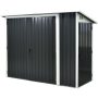 Hanover Multi-Use Dark Grey Shed w/ Storage - Image 1