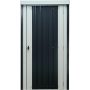 Hanover 5.9ft. x 3.2ft. x 2.7ft. Galvanized Steel Patio Storage Shed - Image 1