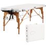 Costway 2-inch Rectangle Leather Firm Comfort Folding Mattress White Twin - Image 1