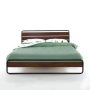 Zinus Therese Brown 32-in. Full Metal and Wood Platform Bed with Wood Slat Support - Image 1