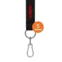 Husky 36 in. Heavy-Duty Hanging Carabiner Strap Zinc-Plated Steel with Quick-Release Hook and Loop Fastening in Black (5-Pack) - Image 1