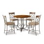 Powell Company Powell Killen Matte Pewter and Bronze Dining (Set) (5-Piece) - Image 1