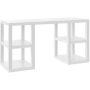 Ameriwood 46.2-in. Rectangular White Computer Desks with Storage - Image 1