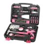 Apollo 135-Piece Home Tool Kit in Pink - Image 1