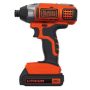 BLACK+DECKER 20V MAX Lithium-Ion Cordless Impact Driver with (1) 1.5Ah Battery and Charger - Image 1
