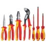 KNIPEX Pliers and Screwdriver Tool Set with Nylon Pouch (7-Piece) - Image 1