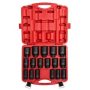SUNEX TOOLS 3/4 in. Drive Deep Metric Impact Socket Set (17-Piece) - Image 1