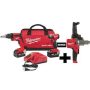 Milwaukee M18 FUEL 18V Li-Ion Brushless Cordless Drywall Screw Gun/Impact Driver Combo Kit W/ M18 FUEL 1/2 in. Mud Mixer - Image 1