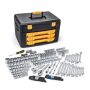 GEARWRENCH 1/4 in., 3/8 in. and 1/2 in. Drive Standard and Deep SAE/Metric Mechanics Tool Set in 3-Drawer Storage Box (239-Piece) - Image 1
