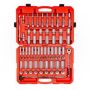 TEKTON 1/2 in. Drive 6-Point Socket and Ratchet Set (84-Piece, 3/8 in. to 1-5/16 in., 10 mm to 32 mm) - Image 1