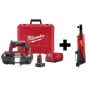 Milwaukee M12 12-Volt Lithium-Ion Cordless Sub-Compact Band Saw XC 3.0 Ah Battery Kit with M12 3/8 in. Ratchet - Image 1