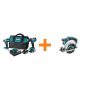 Makita 18V LXT Lithium-Ion Brushless Cordless 2-Piece Combo Kit 5.0Ah with bonus 18V LXT 6-1/2 in. Lightweight Circular Saw - Image 1