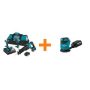 Makita 18V LXT Lithium-Ion Brushless Cordless Combo Kit (3-Tool) 18V LXT Lithium-Ion Cordless 5 in. Random Orbit Sander - Image 1