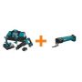 Makita 18V LXT Lithium-Ion Brushless Cordless Combo Kit (3-Tool) with 18V LXT Variable Speed Oscillating Multi-Tool - Image 1