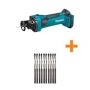 Makita 18V LXT Lithium-Ion Cordless Cut-Out Tool with bonus 1/8 in. Spiral Cut Out Bit Drywall Guide Tips (10-Pack) - Image 1