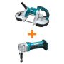 Makita 18V LXT Lithium-Ion Cordless Portable Band Saw, Tool Only and 18V LXT Lithium-Ion Cordless 16 Gauge Nibbler, Tool Only - Image 1
