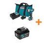 Makita 12V max CXT Lithium-Ion Cordless 1/4 in. Sq. Drive Impact Wrench Kit, 2.0Ah with Bonus 12V max CXT 4.0Ah Battery - Image 1