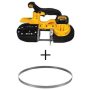 DEWALT 20V MAX Cordless Band Saw (Tool Only) and 14/18 TPI Bi-Metal Blades (3 Pack) - Image 1
